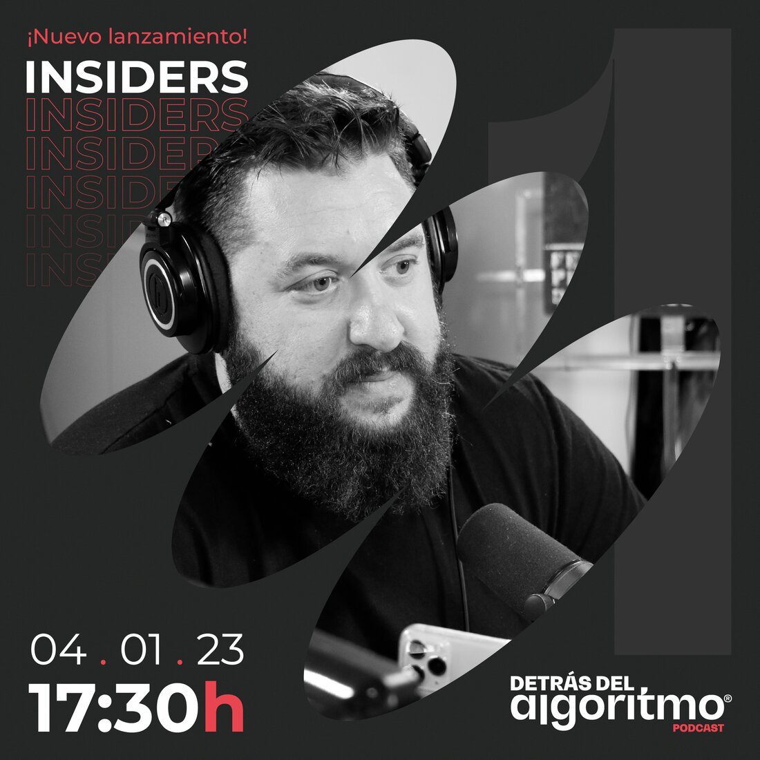 Placa de lanzamiento del episodio Insiders, Detrás del Algoritmo